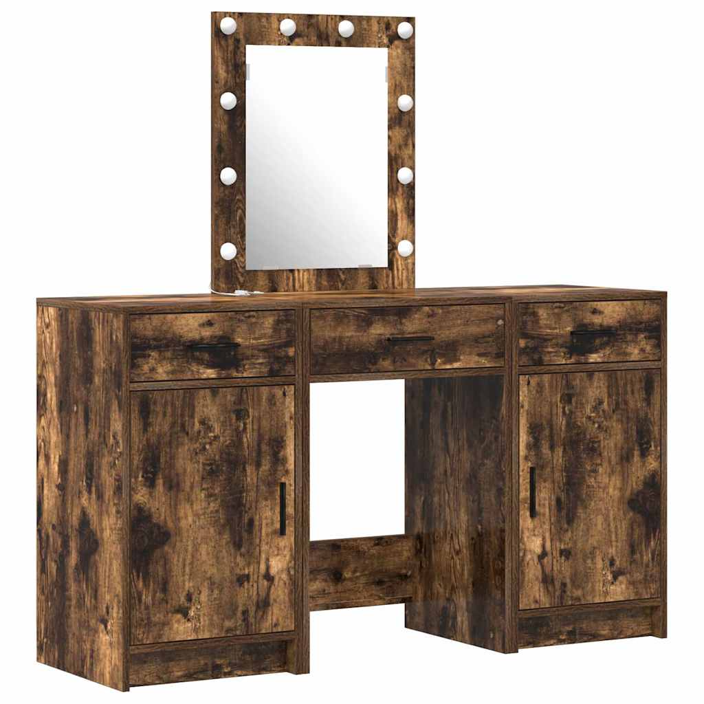 vidaXL Toaletka Brązowy 50 x 41 x 135 cm Materiał drewnopochodny