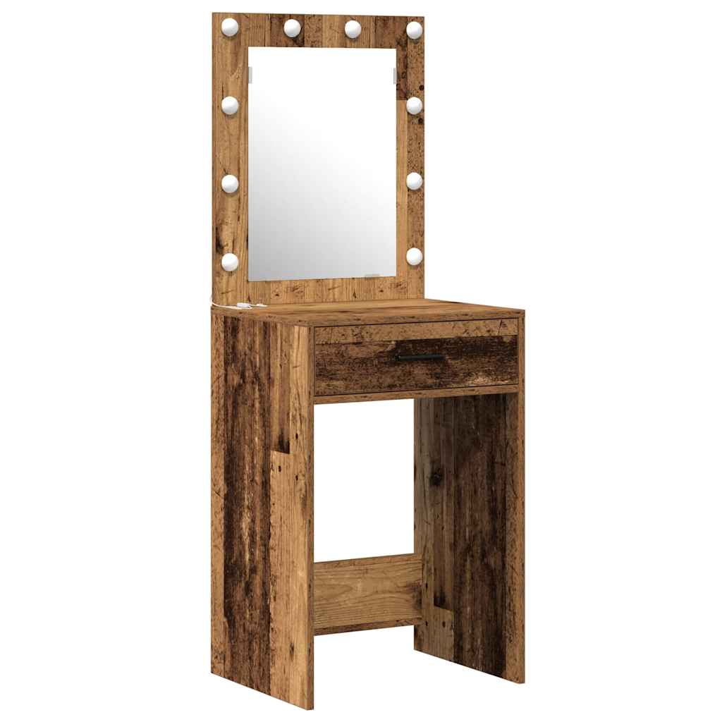 vidaXL Toaletka Brązowy 50 x 41 x 135 cm Materiał drewnopochodny
