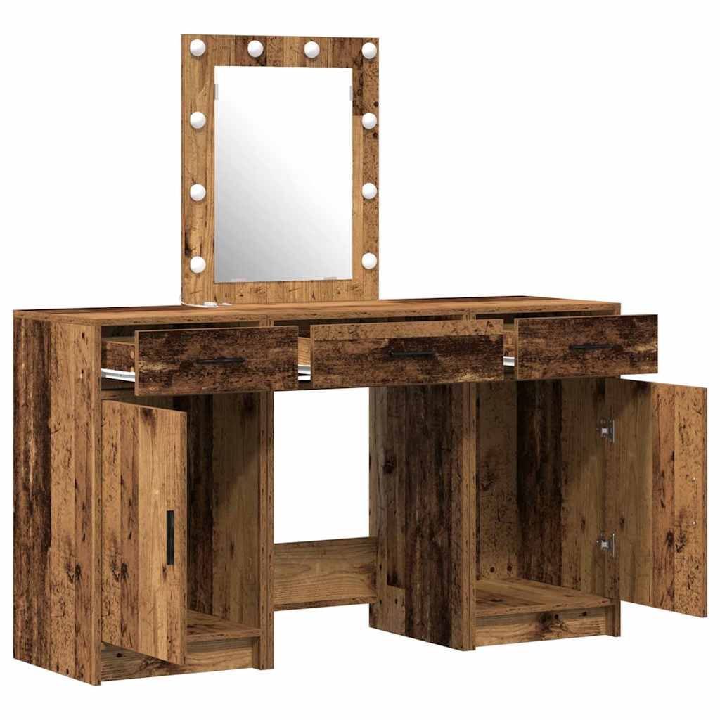 vidaXL Toaletka Brązowy 50 x 41 x 135 cm Materiał drewnopochodny