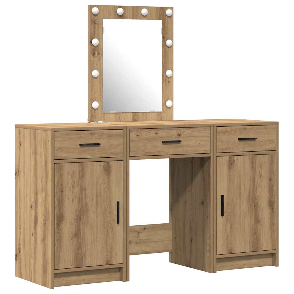 vidaXL Toaletka Brązowy 50 x 41 x 135 cm Materiał drewnopochodny