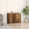 vidaXL Bufet 2 pcs Stare drewno 60 x 31 x 84 cm
