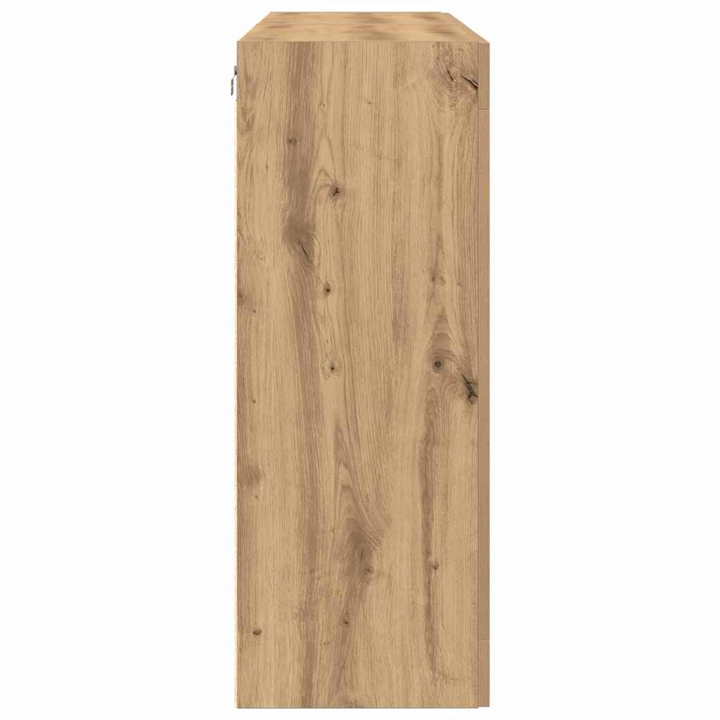 vidaXL Szafki ścienne 2 pcs Dąb rzemieślniczy 69,5 x 34 x 90 cm
