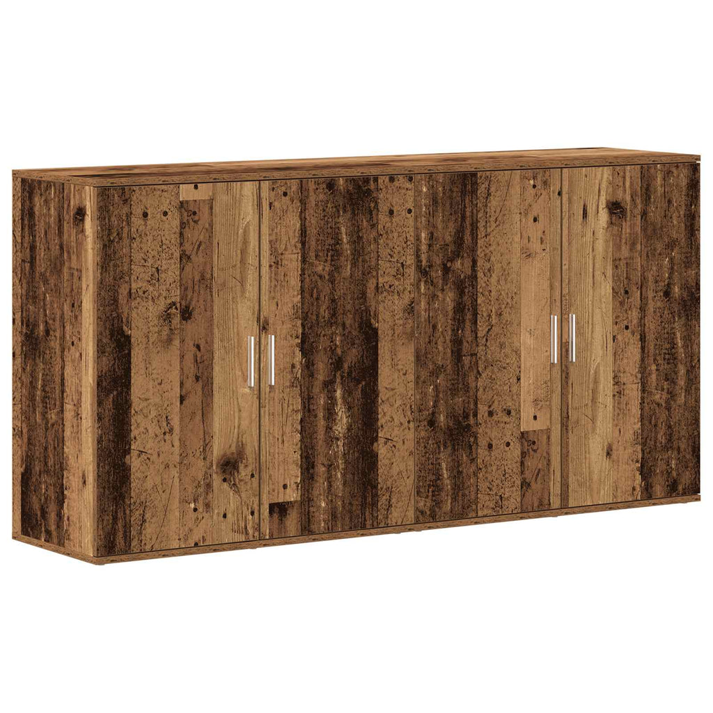 vidaXL Bufet 2 pcs Stare drewno 79 x 38 x 80 cm