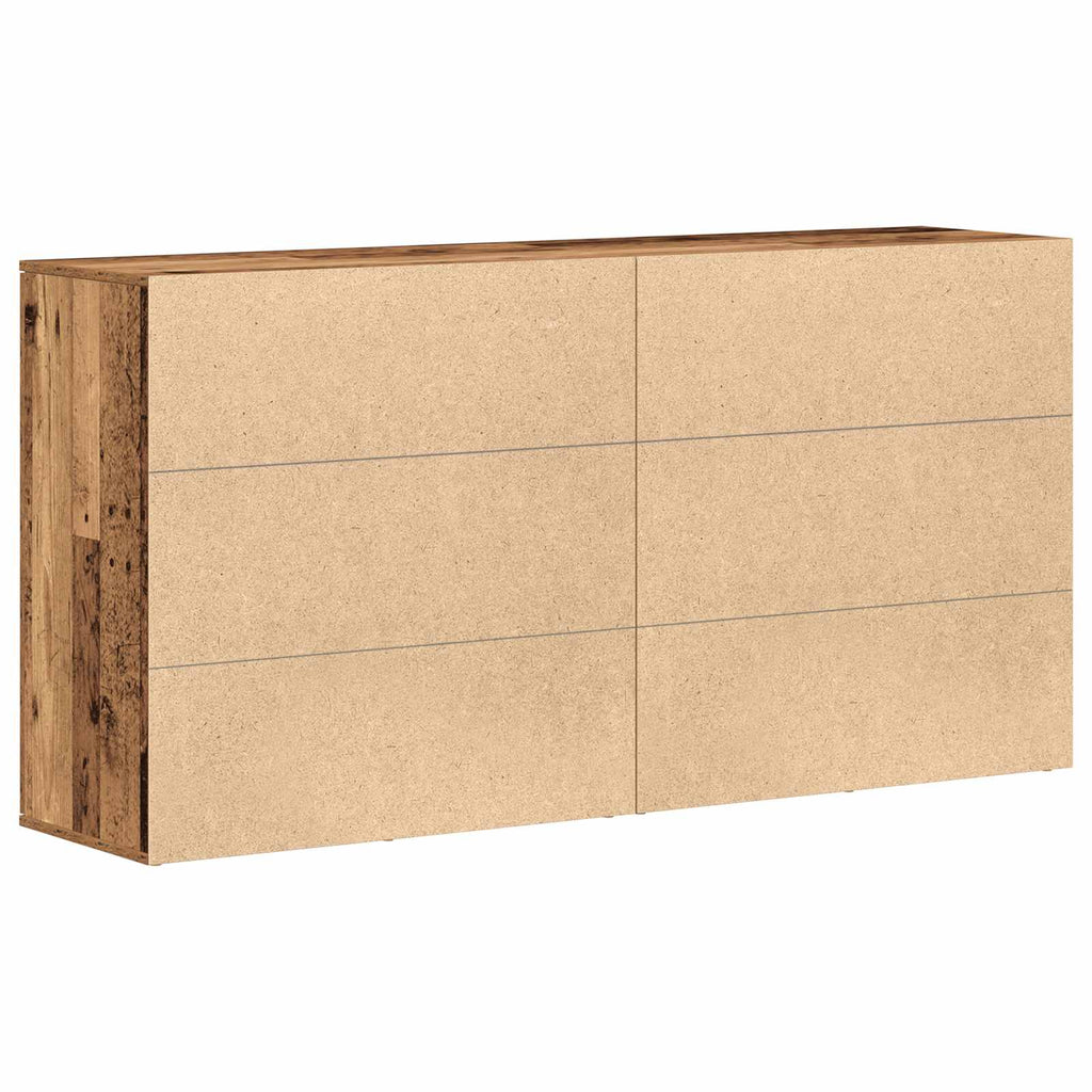 vidaXL Bufet 2 pcs Stare drewno 79 x 38 x 80 cm