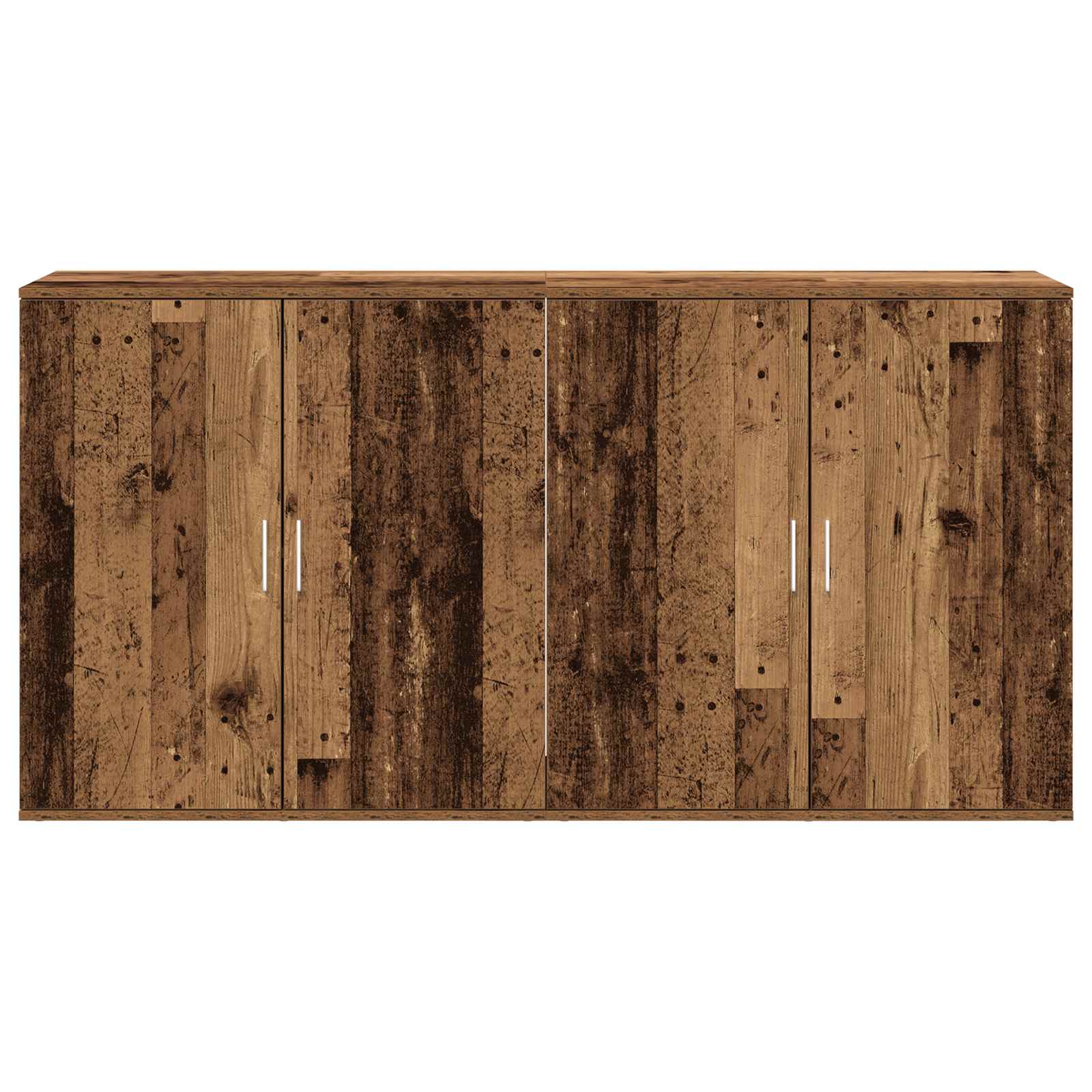 vidaXL Bufet 2 pcs Stare drewno 79 x 38 x 80 cm