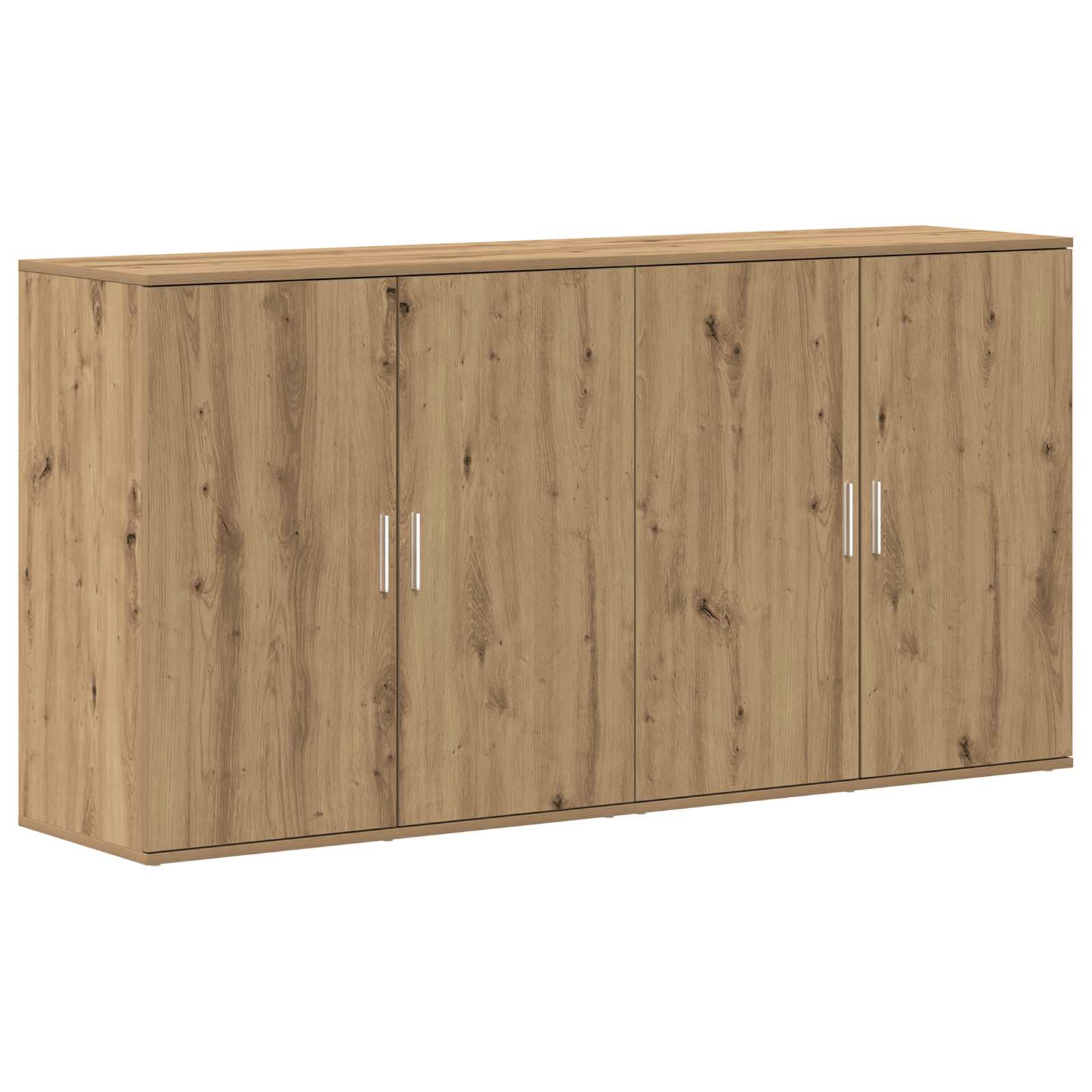 vidaXL Bufet 2 pcs Dąb rzemieślniczy 79 x 38 x 80 cm