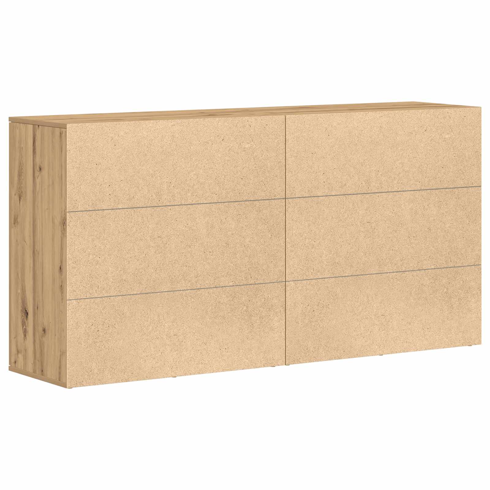 vidaXL Bufet 2 pcs Dąb rzemieślniczy 79 x 38 x 80 cm