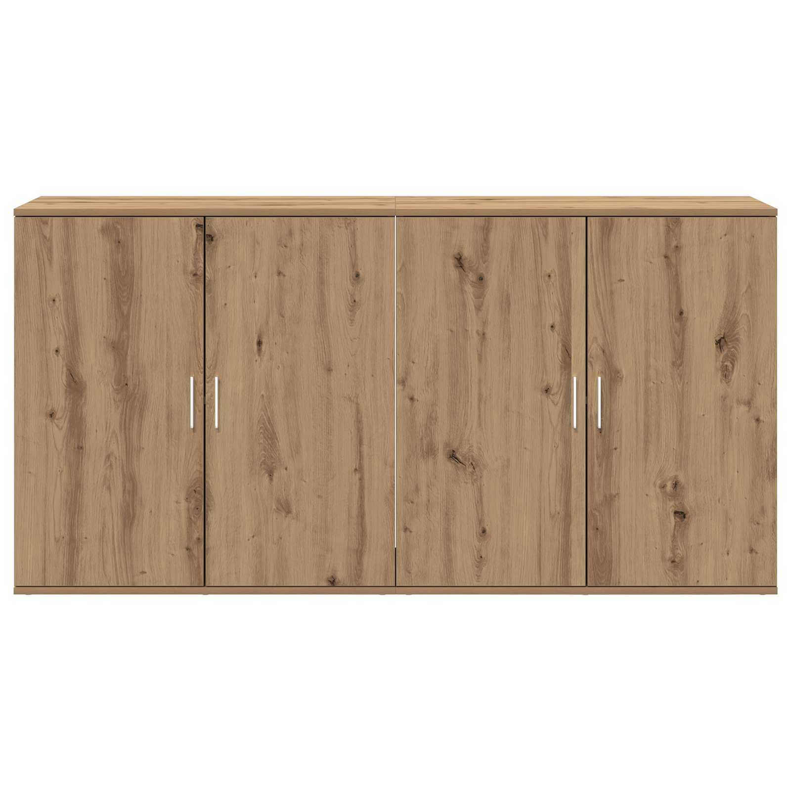vidaXL Bufet 2 pcs Dąb rzemieślniczy 79 x 38 x 80 cm