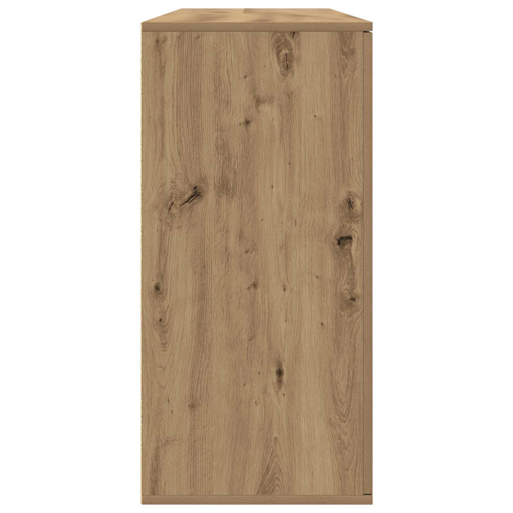 vidaXL Bufet 2 pcs Dąb rzemieślniczy 79 x 38 x 80 cm