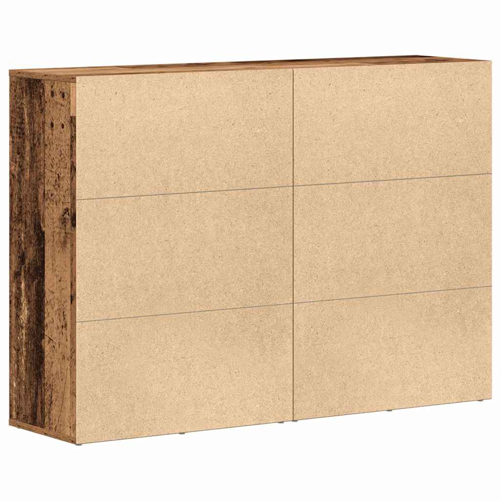 vidaXL Bufet 2 szt. Stare drewno 60 x 31 x 84 cm Drewno inżynieryjne