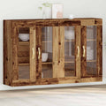 vidaXL Szafki ścienne 2 pcs Stare drewno 69,5 x 34 x 90 cm