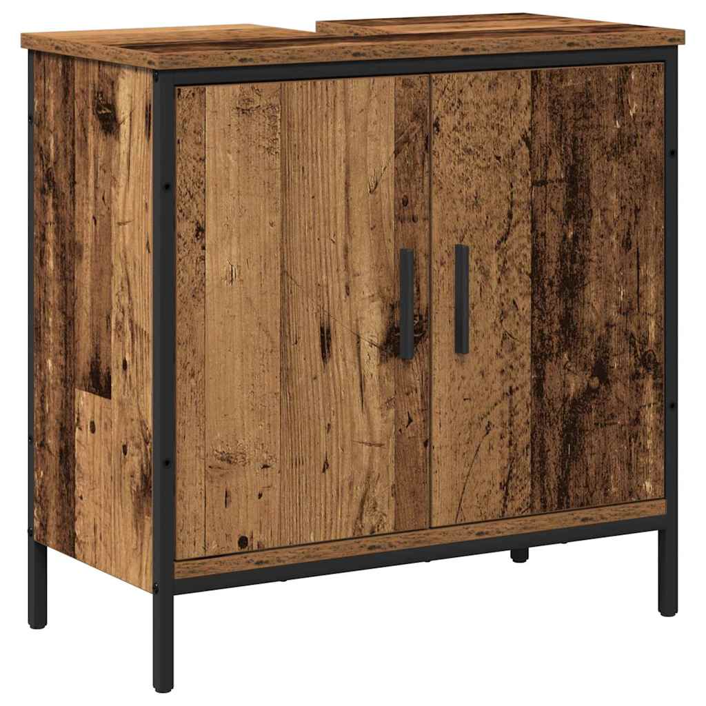 vidaXL Zestaw mebli łazienkowych 2 pcs Brązowy Materiał drewnopochodny