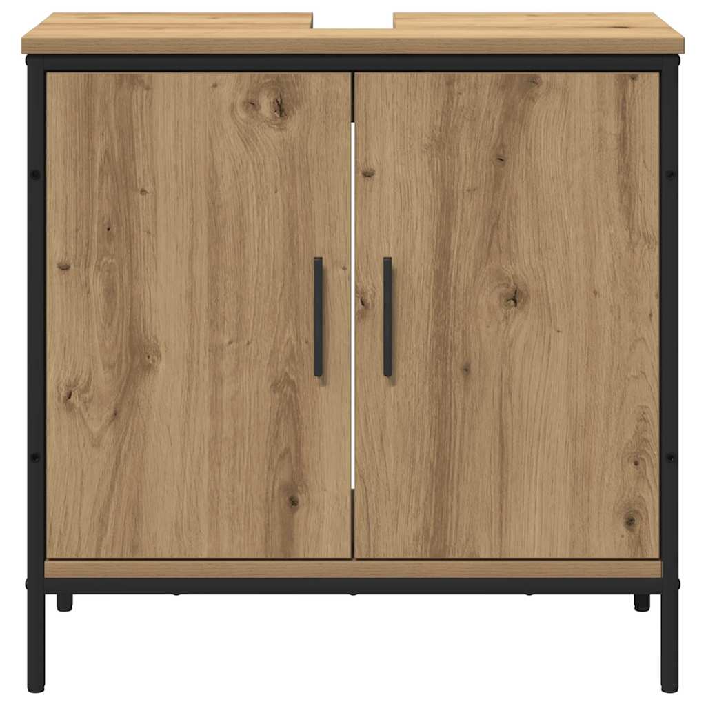 vidaXL Zestaw mebli łazienkowych 2 pcs Brązowy Materiał drewnopochodny