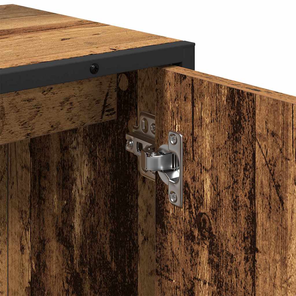vidaXL Zestaw mebli łazienkowych 2 pcs Brązowy Materiał drewnopochodny