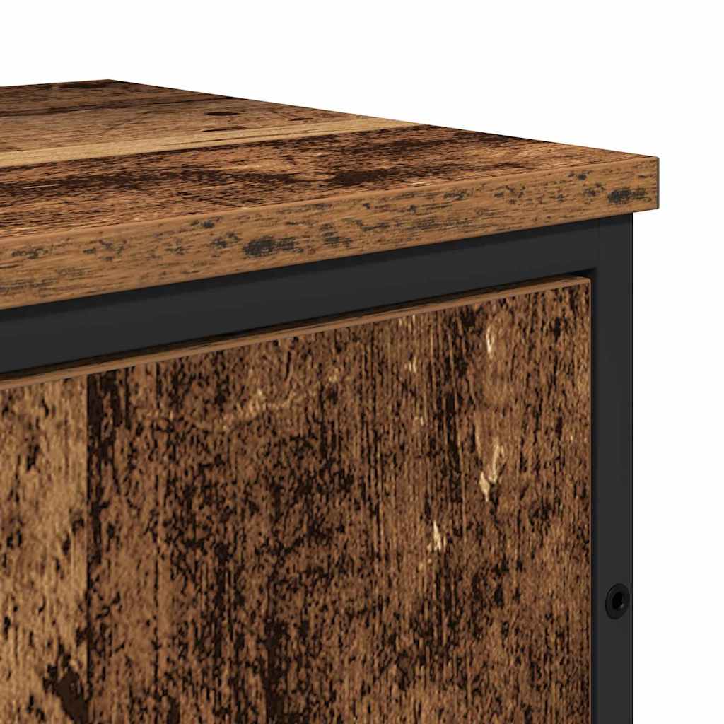 vidaXL Zestaw mebli łazienkowych 2 pcs Brązowy Materiał drewnopochodny