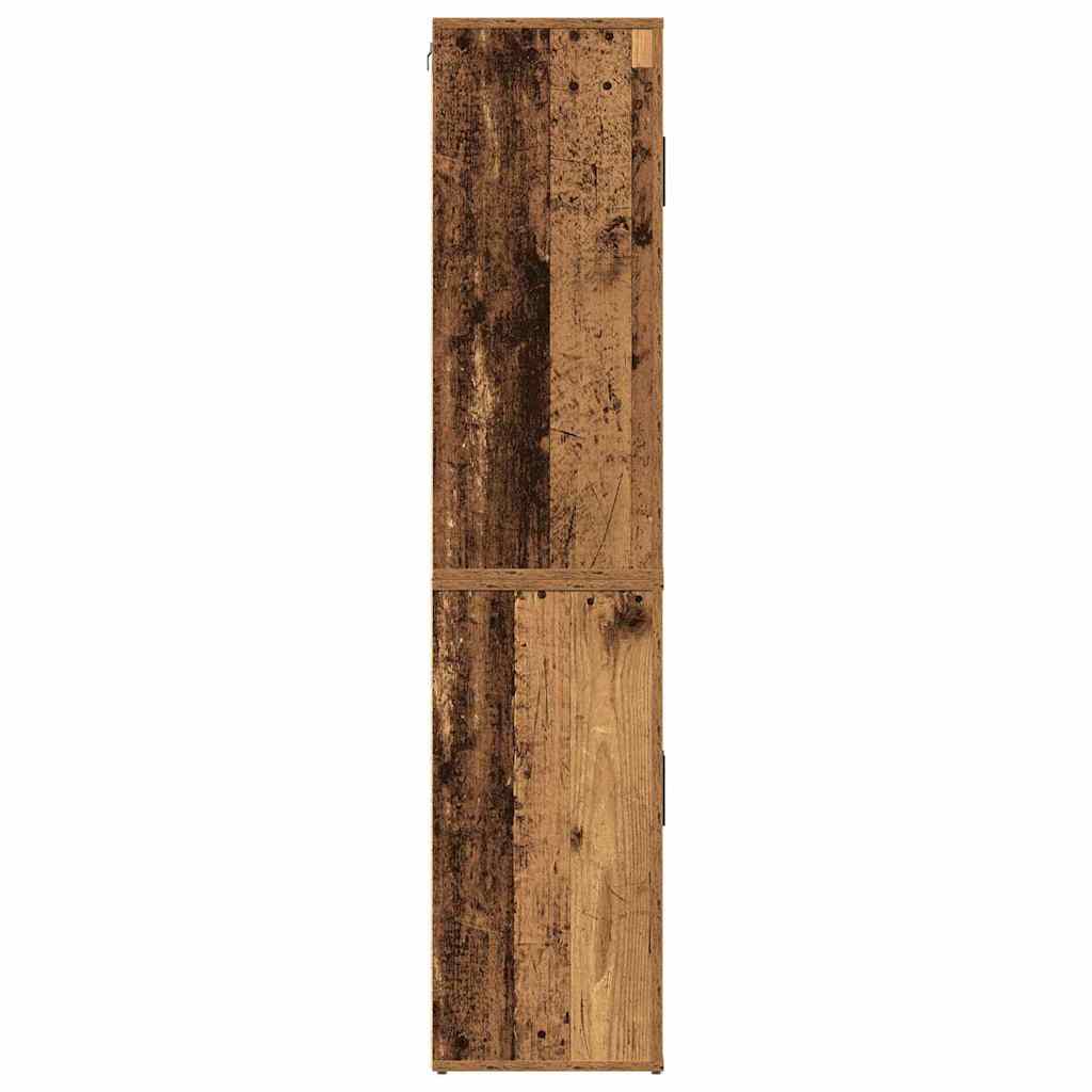 vidaXL Highboard Stare drewno 80 x 33 x 150 cm Materiał drewnopochodny