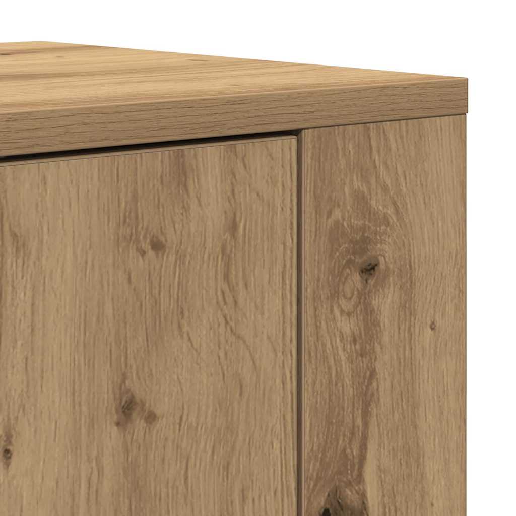 vidaXL Highboard Dąb rzemieślniczy 80 x 33 x 150 cm