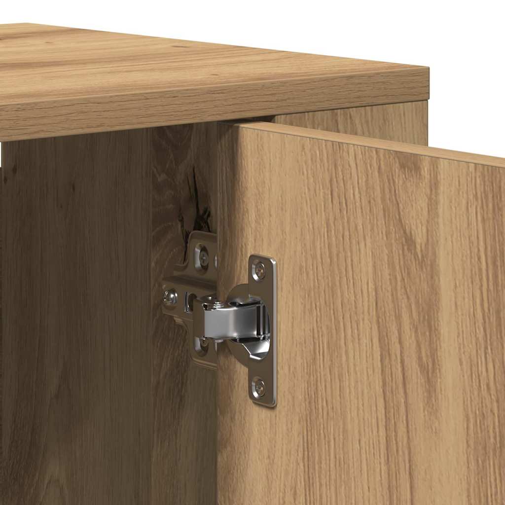 vidaXL Highboard Dąb rzemieślniczy 80 x 33 x 150 cm