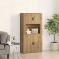 vidaXL Highboard Dąb rzemieślniczy 80 x 33 x 150 cm