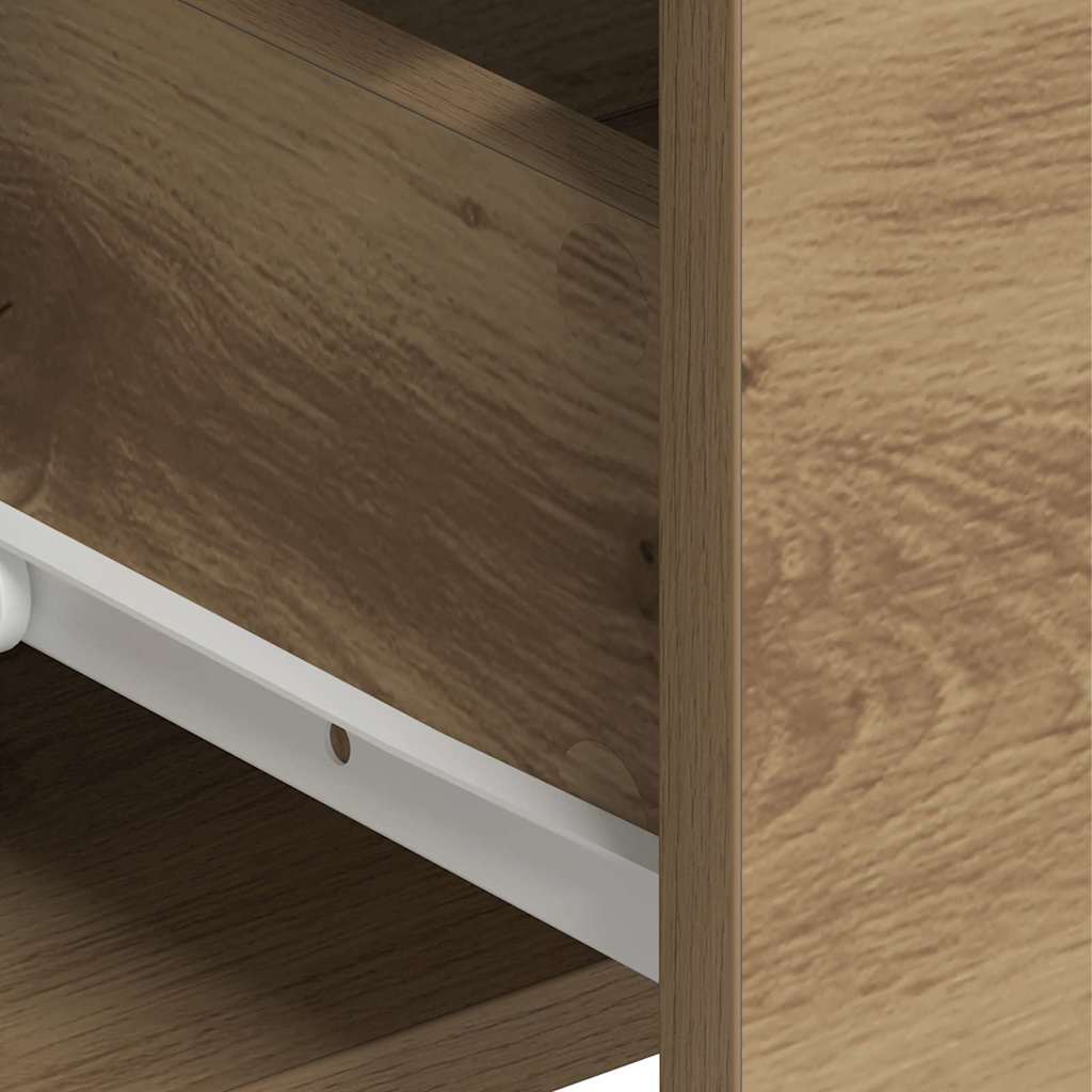 vidaXL Highboard z szufladą Dąb rzemieślniczy 80 x 33 x 150 cm