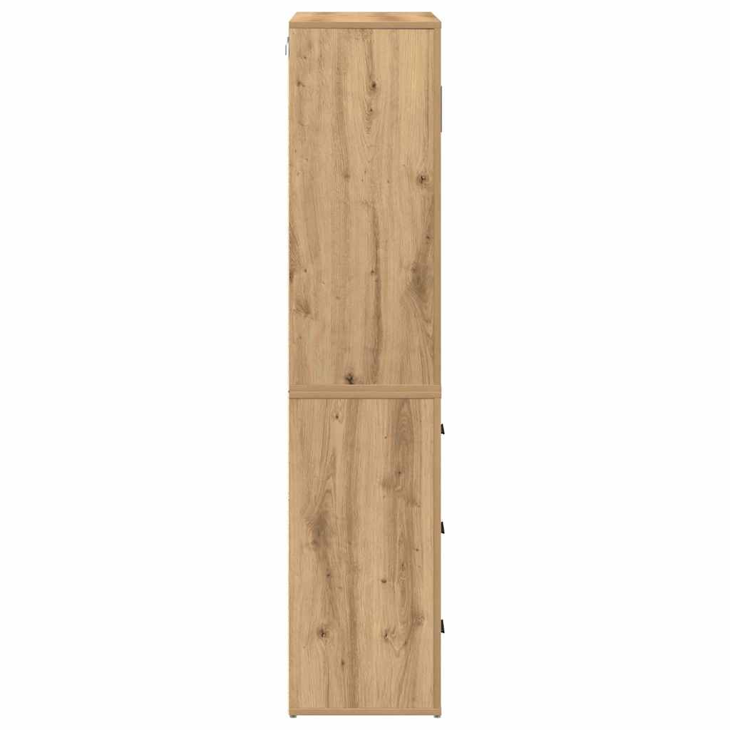 vidaXL Highboard z szufladą Dąb rzemieślniczy 80 x 33 x 150 cm