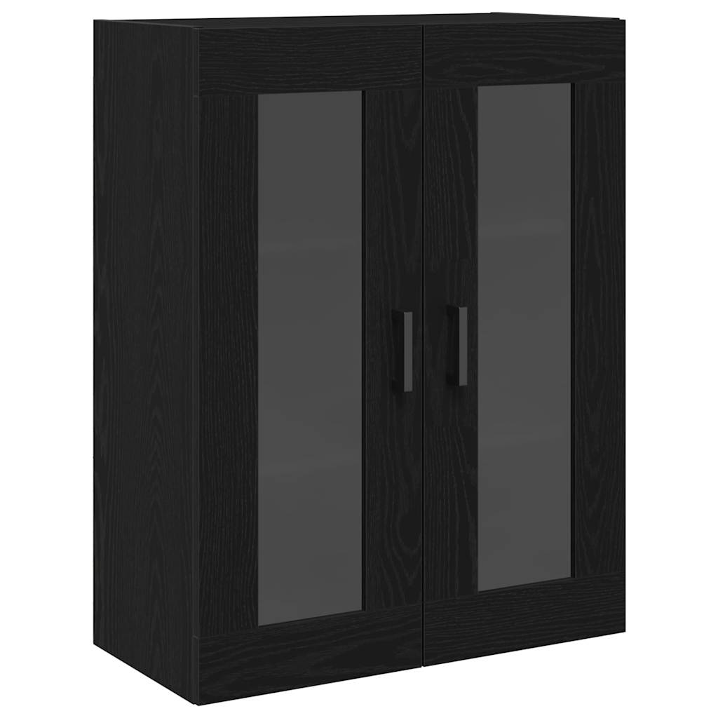 vidaXL Highboard 2 pcs Czarny dąb 69,5 x 34 x 180 cm