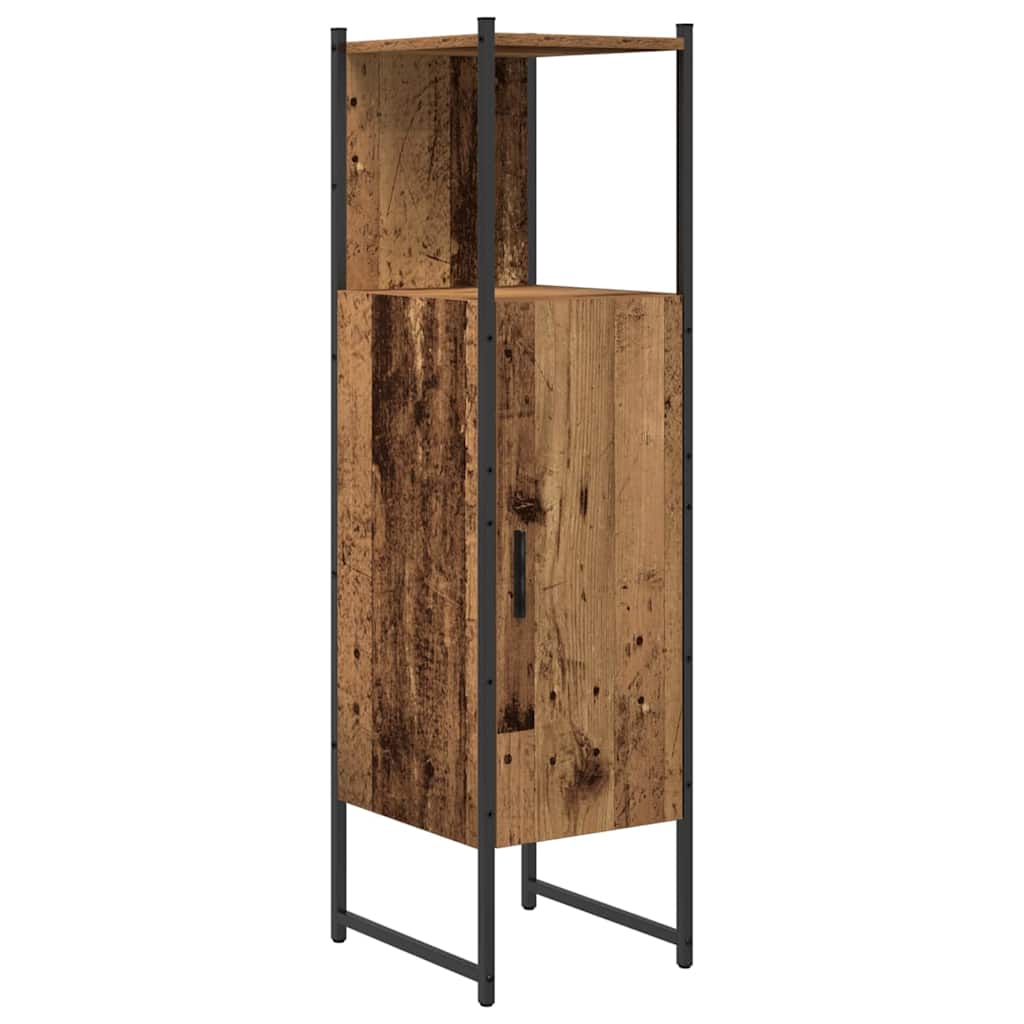 vidaXL Zestaw mebli łazienkowych 4 pcs Brązowy 33 x 33 x 185.5 cm