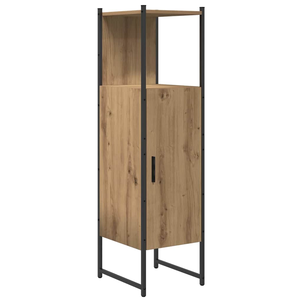 vidaXL Zestaw mebli łazienkowych 4 pcs Brązowy 33 x 33 x 185.5 cm