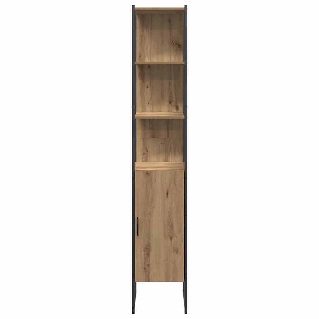 vidaXL Zestaw mebli łazienkowych 4 pcs Brązowy Materiał drewnopochodny