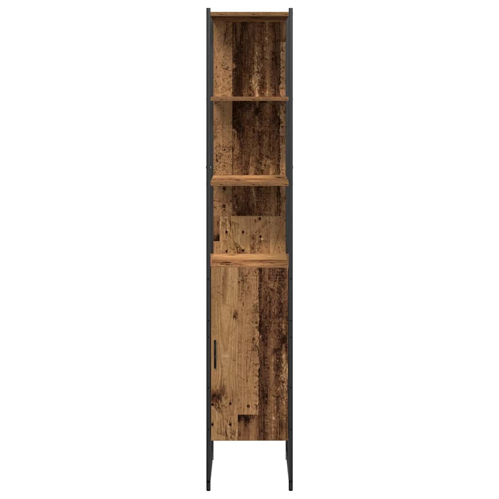 vidaXL Zestaw mebli łazienkowych 4 pcs Brązowy Materiał drewnopochodny