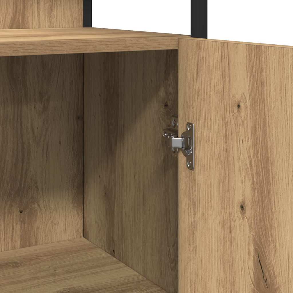 vidaXL Zestaw mebli łazienkowych 4 pcs Brązowy Materiał drewnopochodny