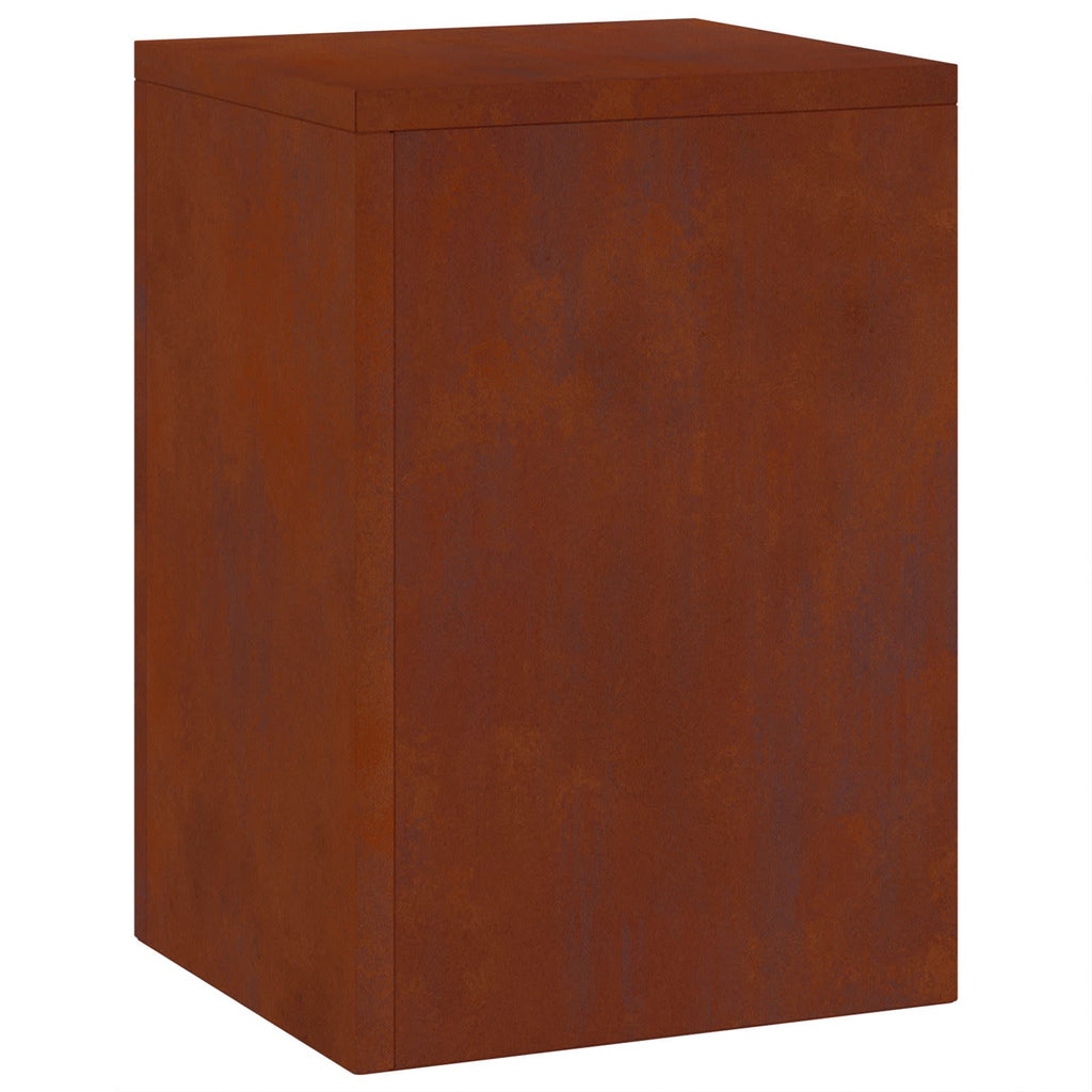 vidaXL Stojak na rośliny 2 pcs Rdzawy 24 x 24 x 35 cm