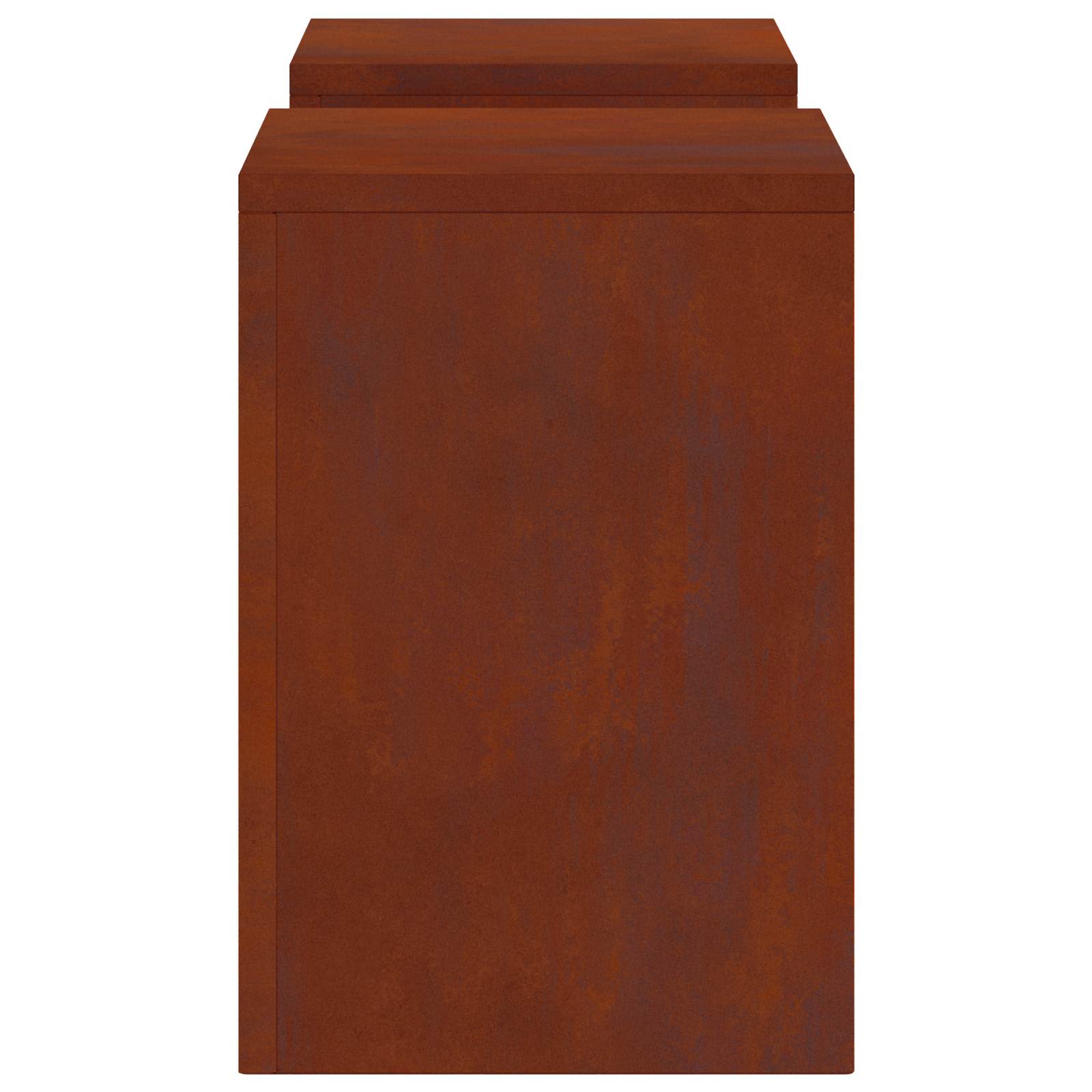 vidaXL Stojak na rośliny 2 pcs Rdzawy 24 x 24 x 35 cm