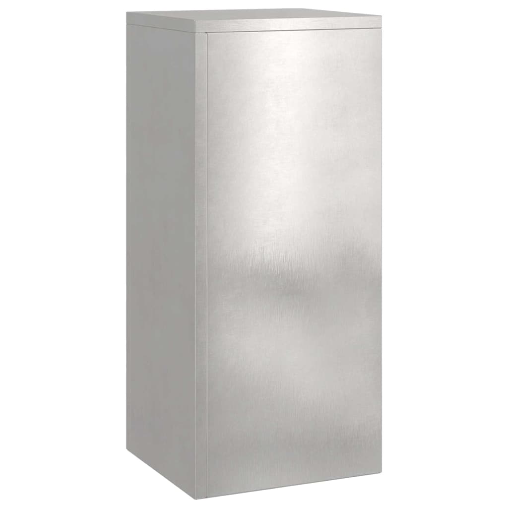 vidaXL Stojak na rośliny 2 pcs Srebrny 24 x 24 x 55 cm stal nierdzewna