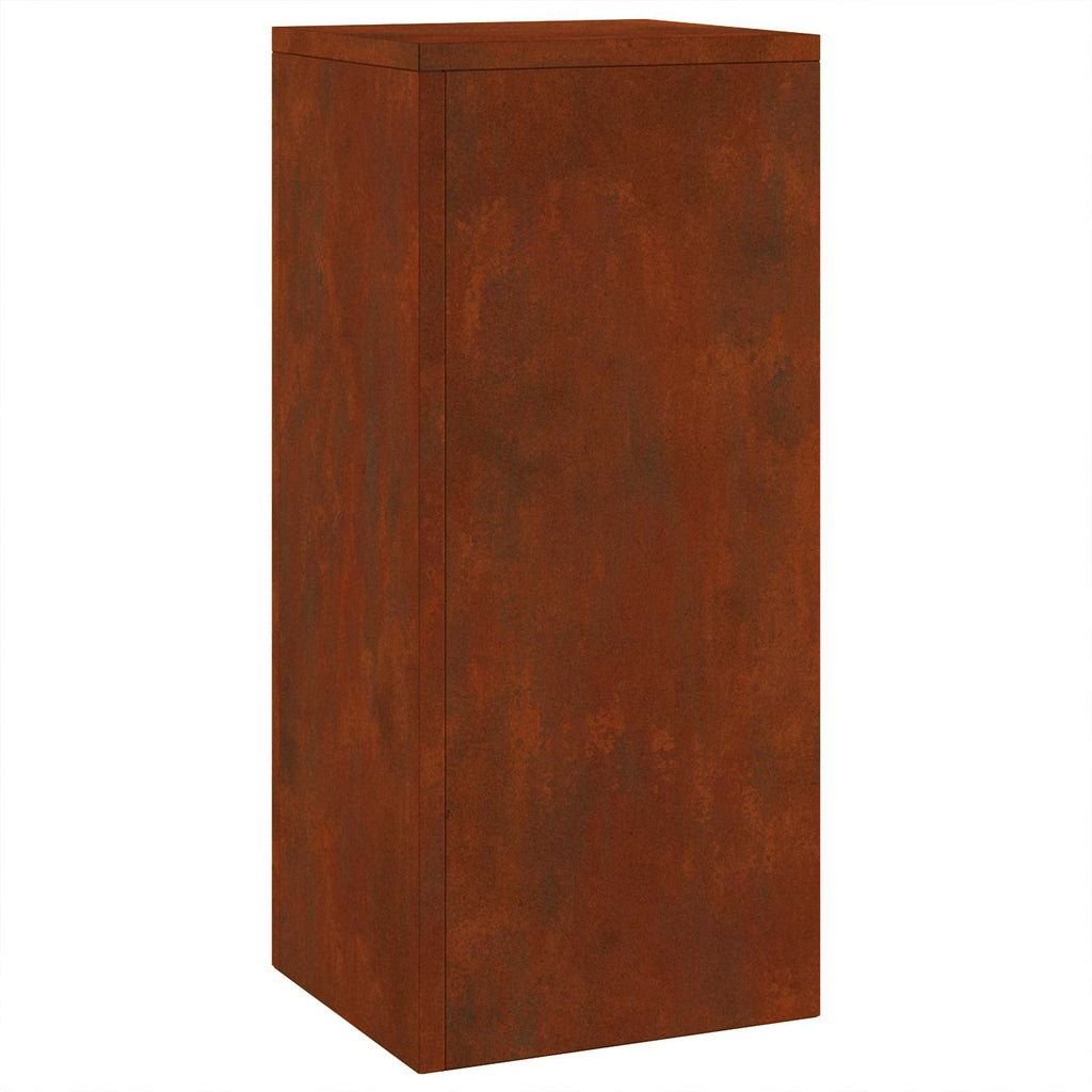 vidaXL Stojak na rośliny 2 pcs Rdzawy 24 x 24 x 55 cm