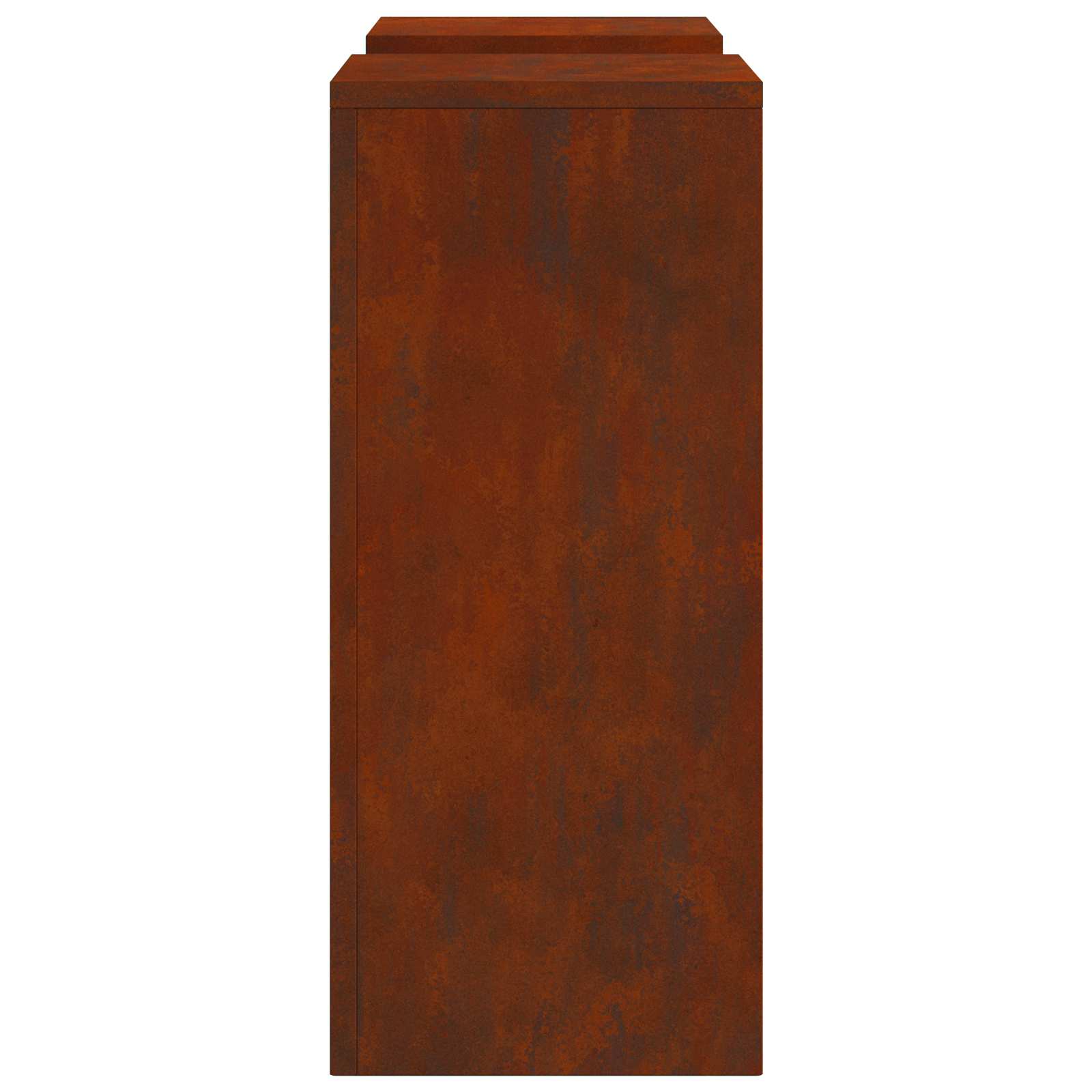 vidaXL Stojak na rośliny 2 pcs Rdzawy 24 x 24 x 55 cm