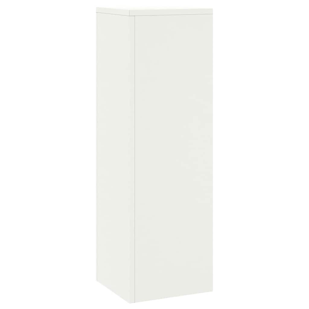 vidaXL Stojak na rośliny 2 pcs Biały 24 x 24 x 75 cm Stal
