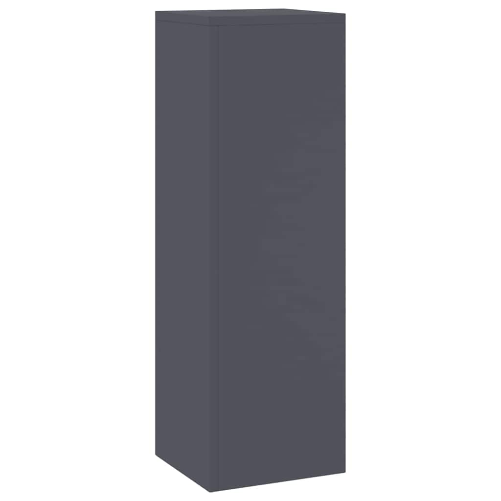 vidaXL Stojak na rośliny 2 pcs Antracyt 24 x 24 x 75 cm Stal