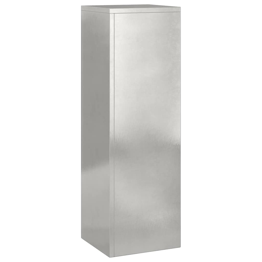 vidaXL Stojak na rośliny 2 pcs Srebrny 24 x 24 x 75 cm stal nierdzewna