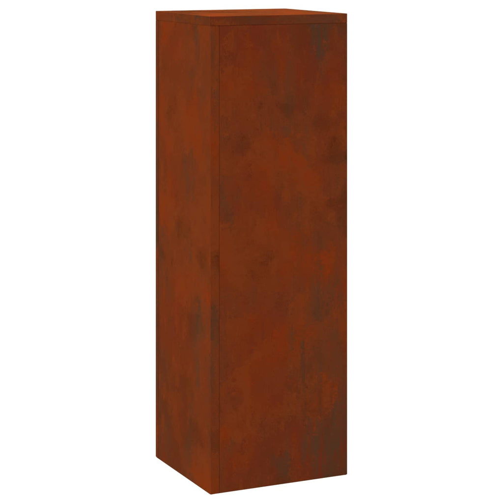 vidaXL Stojak na rośliny 2 pcs Rdzawy 24 x 24 x 75 cm