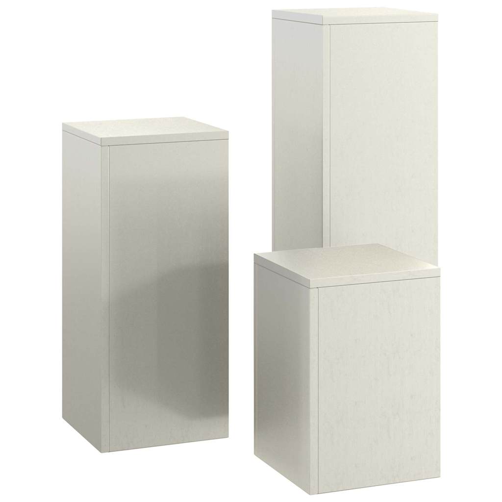 vidaXL Stojak na rośliny 3 pcs Rdzawy