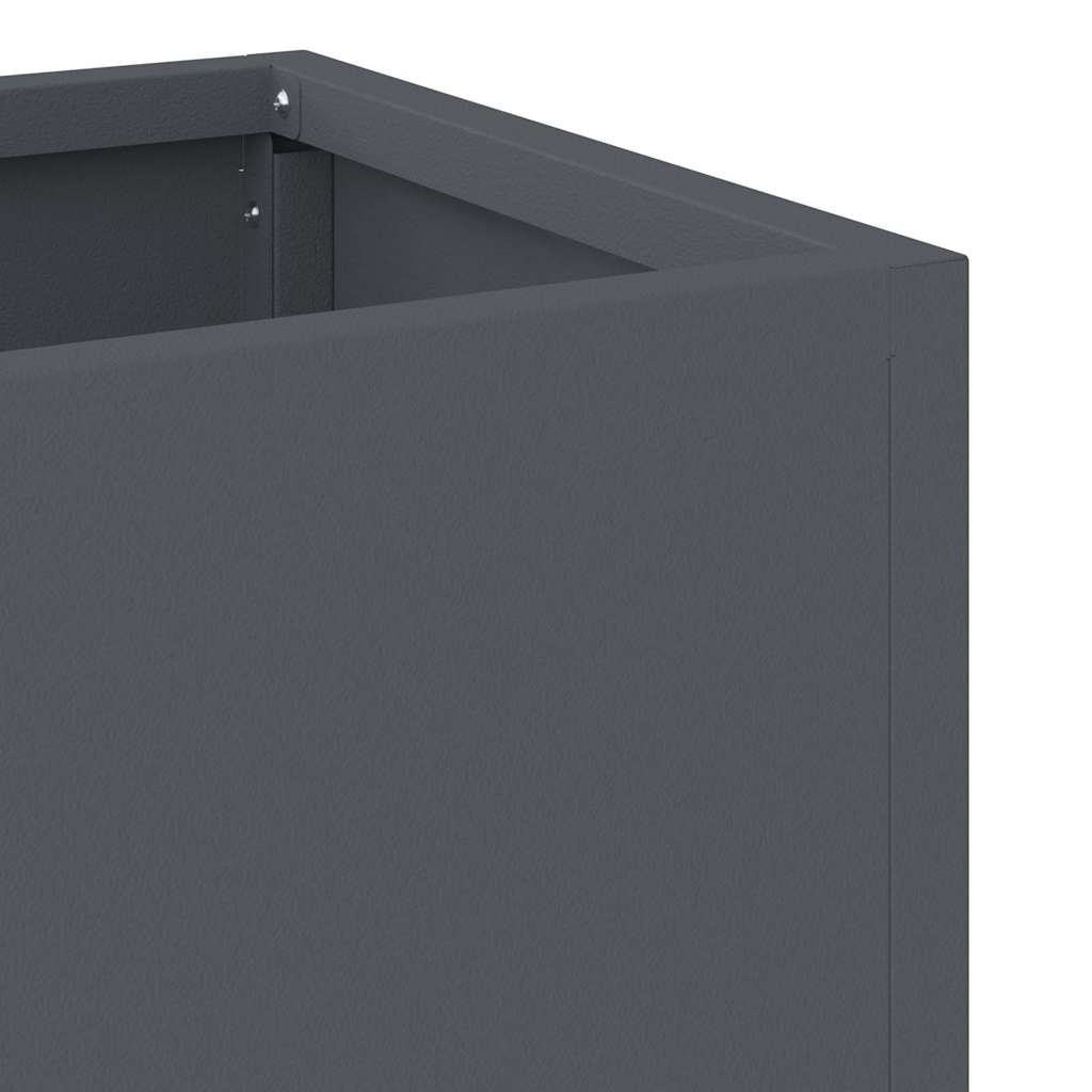 vidaXL Podwyższona doniczka ogrodowa Antracyt 60 x 26 x 45 cm Stal