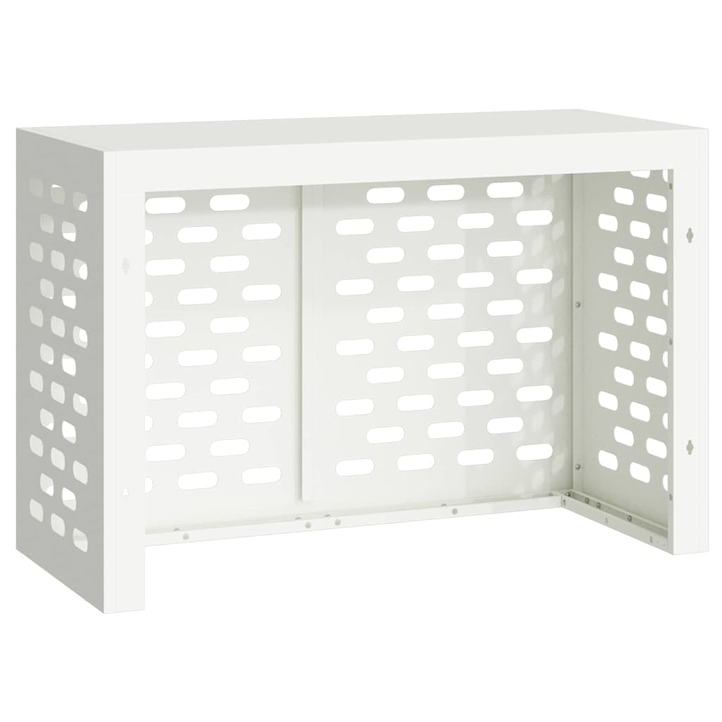 vidaXL Pokrywa do klimatyzatora Biały 90 x 40 x 60 cm Stal