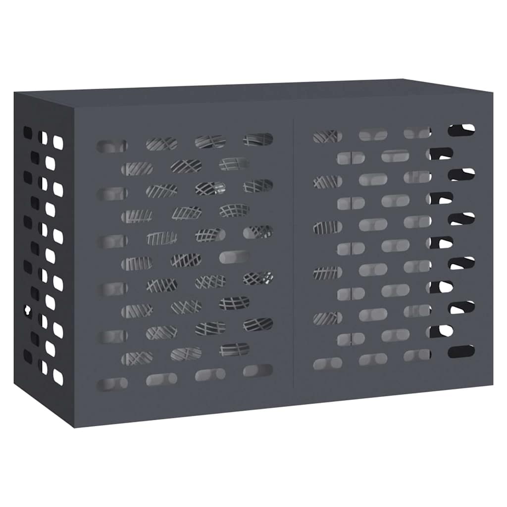 vidaXL Pokrywa do klimatyzatora Antracyt 90 x 40 x 60 cm Stal