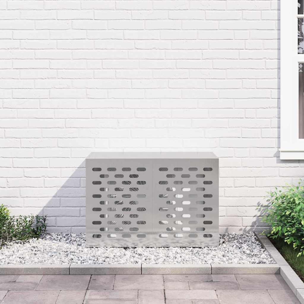 vidaXL Pokrywa do klimatyzatora Srebrny 90 x 40 x 60 cm