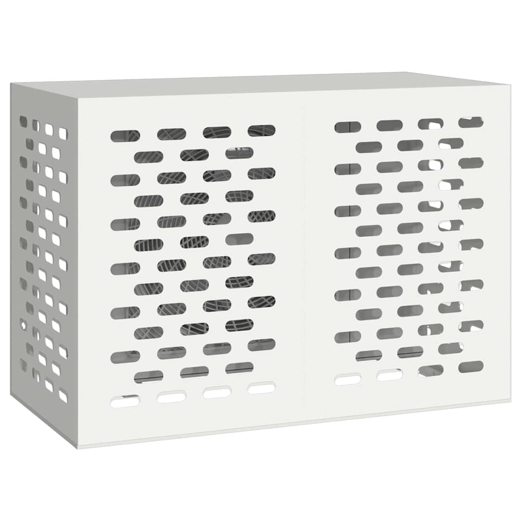 vidaXL Pokrywa do klimatyzatora Biały 100 x 50 x 70 cm Stal