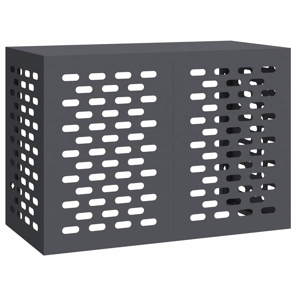 vidaXL Pokrywa do klimatyzatora Antracyt 100 x 50 x 70 cm Stal