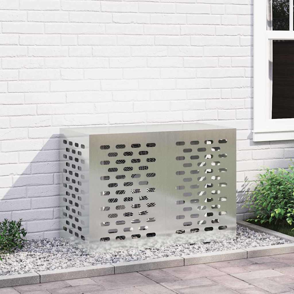vidaXL Pokrywa do klimatyzatora Srebrny 100 x 50 x 70 cm