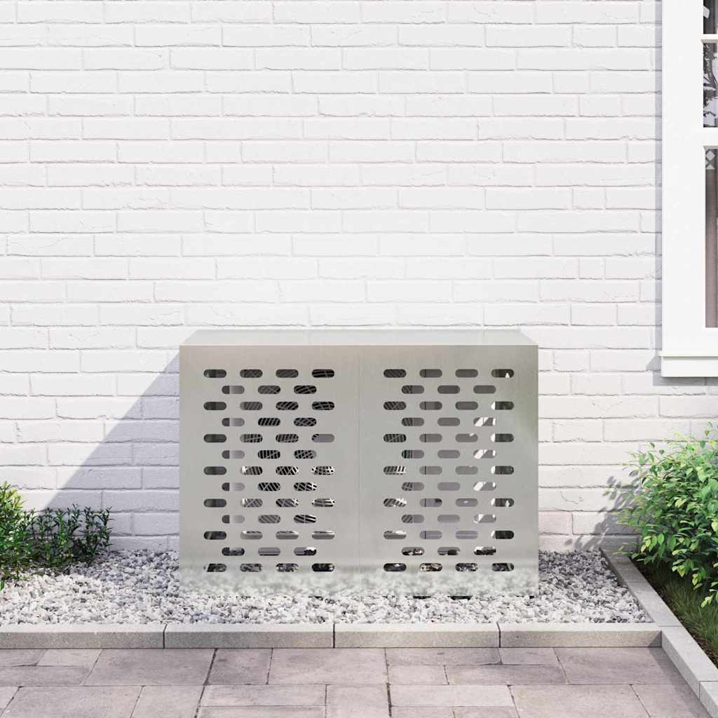 vidaXL Pokrywa do klimatyzatora Srebrny 100 x 50 x 70 cm