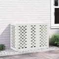 vidaXL Pokrywa do klimatyzatora Biały 110 x 50 x 80 cm Stal